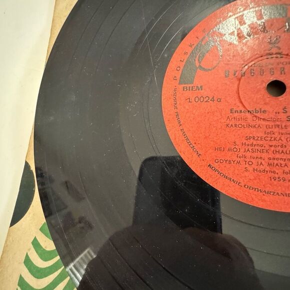 Polskie Nagrania Warszawa Ensemble, „SLASK" Imported Folk 10” Vinyl Record 1956 - Picture 5 of 8